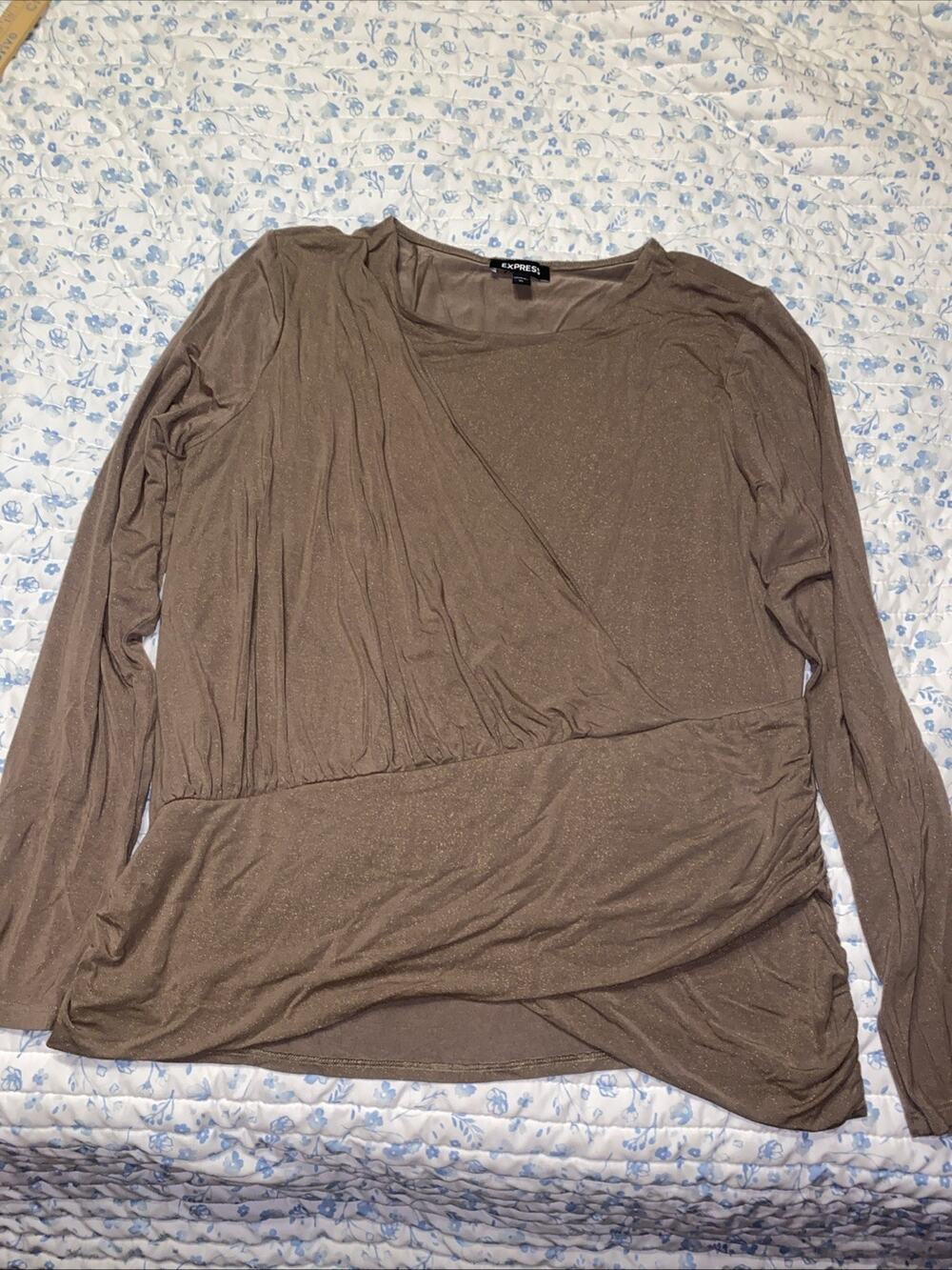 Express Shirt Size XL Rayon Spandex Blend
